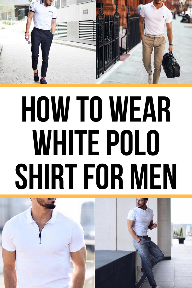 These White Polo Shirt Outfits Are Dope ...